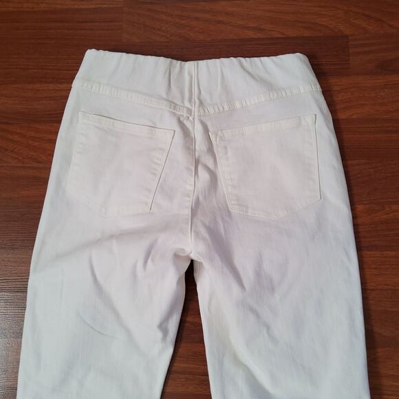 NWOT Soft Surroundings The Ultimate Pull On Ankle High Waist Leggings XS White - Picture 8 of 12